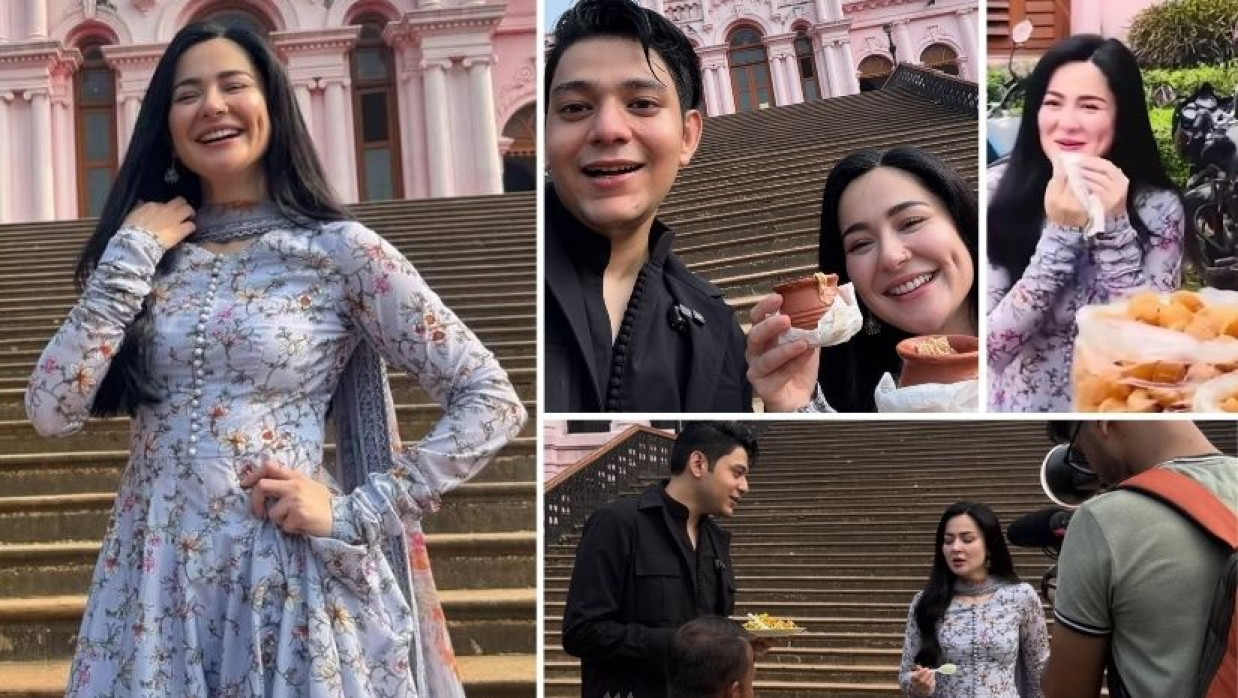  আহসান মঞ্জিলে রাফসানের সাথে হানিয়া আমির 