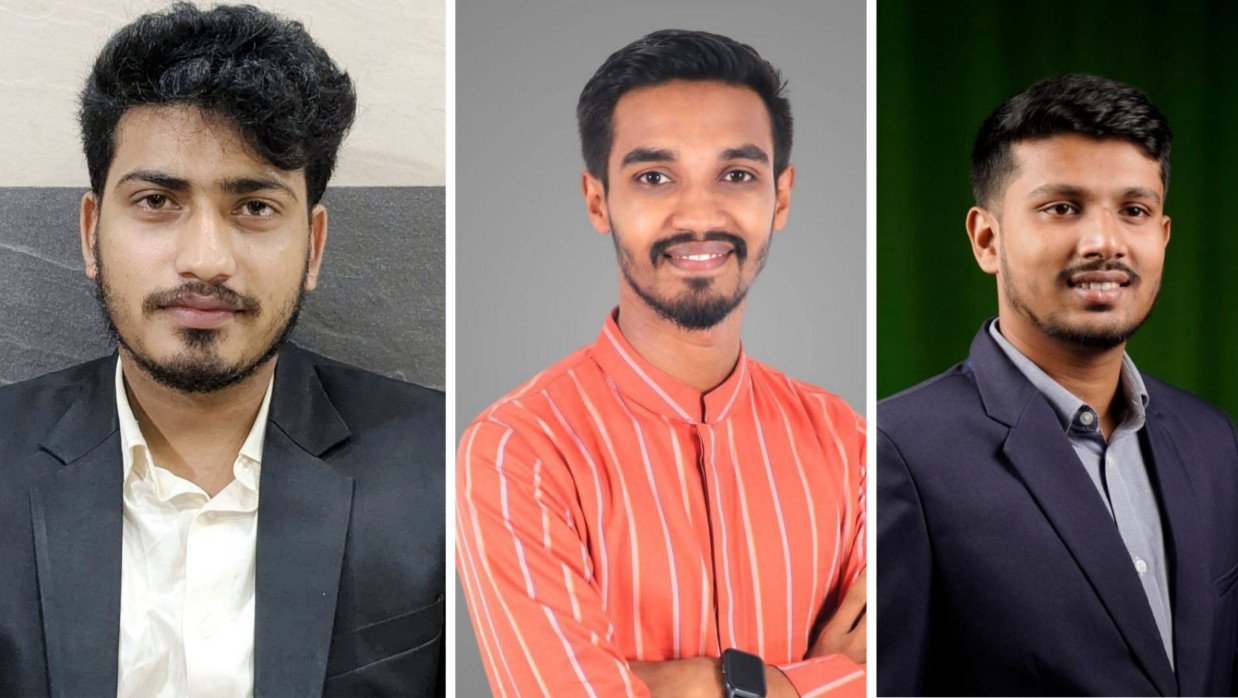 তামজিদ উদ্দিন, সাকিব মাহামুদ রুমি ও মো. রোমান রহমান