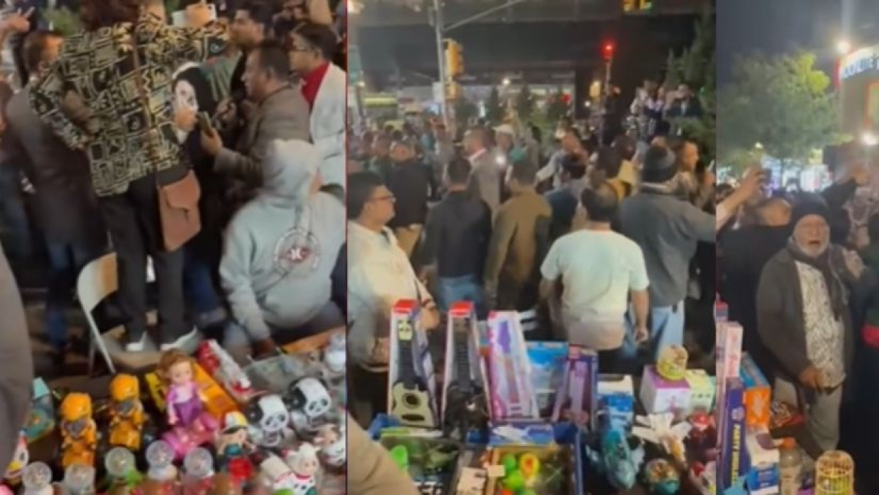 নিউইয়র্কে বিএনপি-আওয়ামী লীগ নেতাকর্মীদের হাতাহাতি