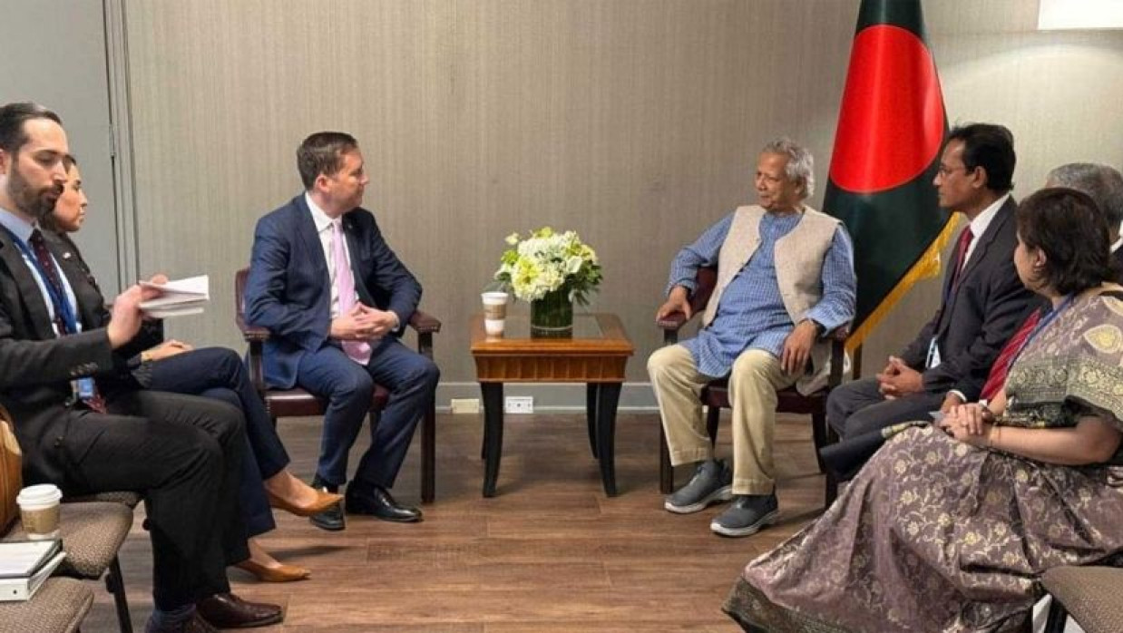 অন্তর্বর্তী সরকারের প্রধান উপদেষ্টা অধ্যাপক মুহাম্মদ ইউনূস।