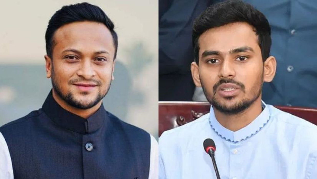 সাকিব আল হাসান এবং আসিফ মাহমুদ