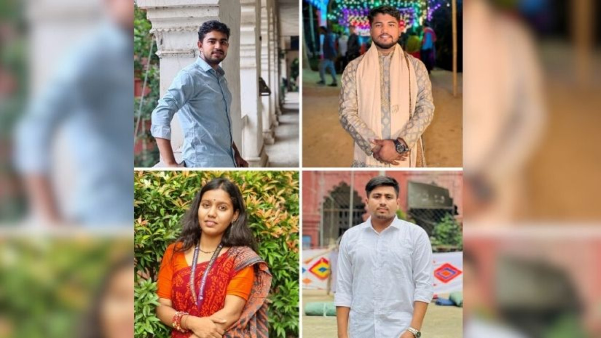 কলেজের সনাতন ধর্মাবলম্বী শিক্ষার্থীরা