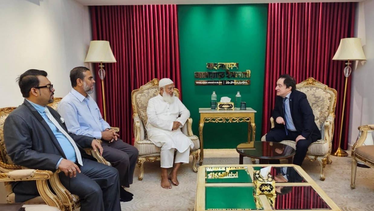 জামায়াত আমিরের সঙ্গে আর্জেন্টিনা রাষ্ট্রদূতের সাক্ষাৎ