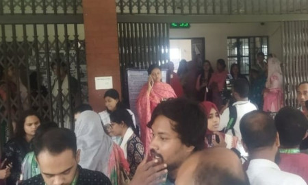 ১৫নং (ছাত্রী) হলে ভিপি শারমীন, জিএস মেহনাজ