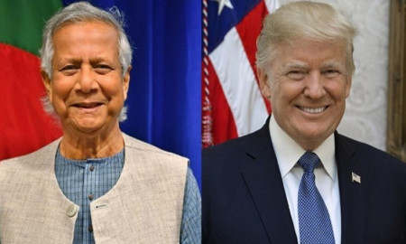ট্রাম্পকে বাংলাদেশ সফরের আমন্ত্রণ জানালেন ড. ইউনূস