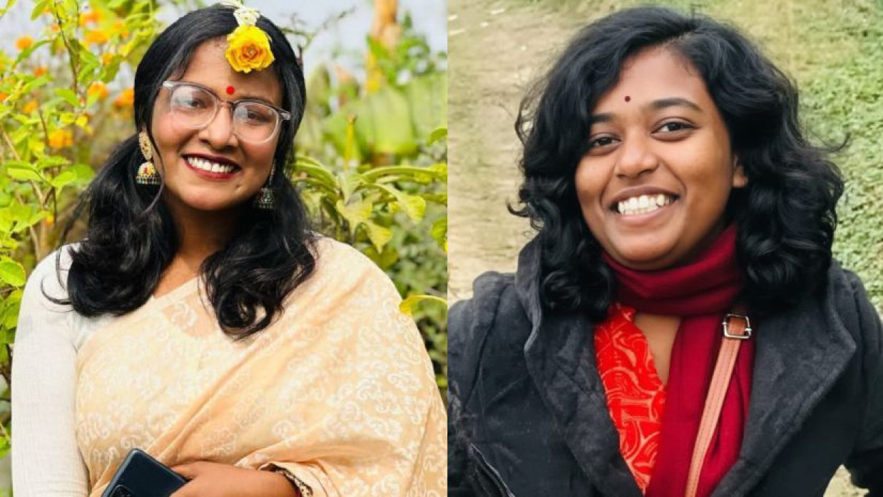 অভিযুক্ত ঐশী সরকার অথি ও প্রমা রাহা