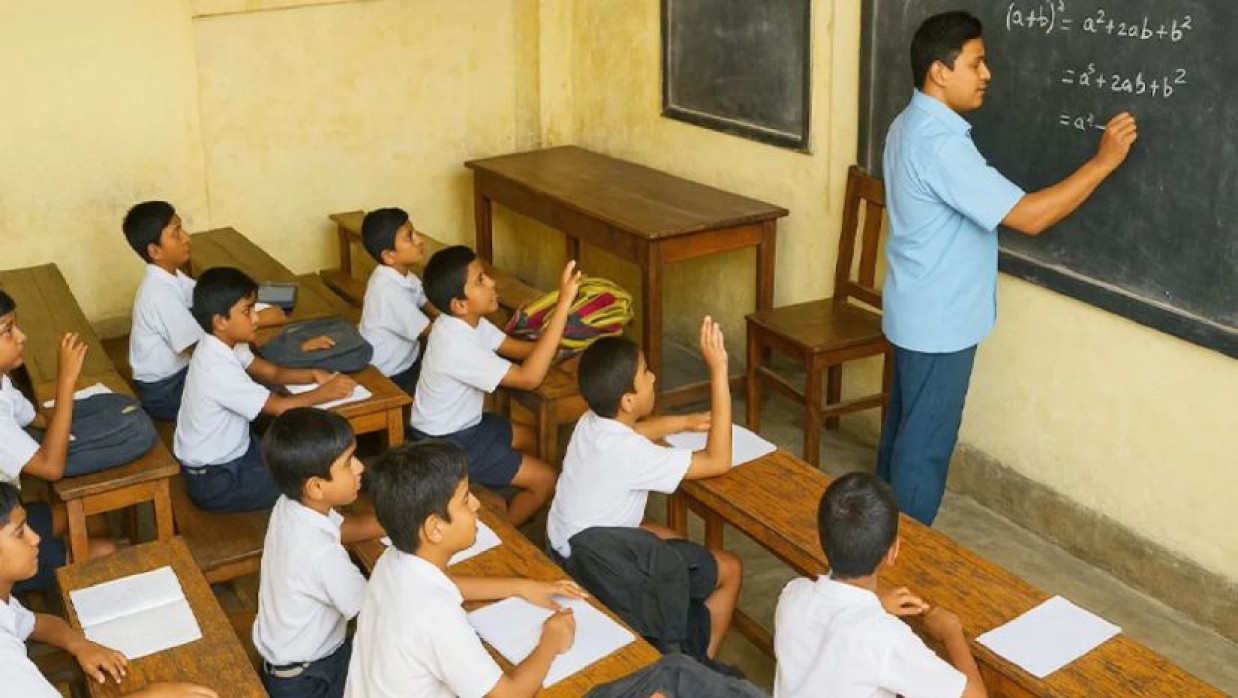 শ্রেণিকক্ষে শিক্ষক