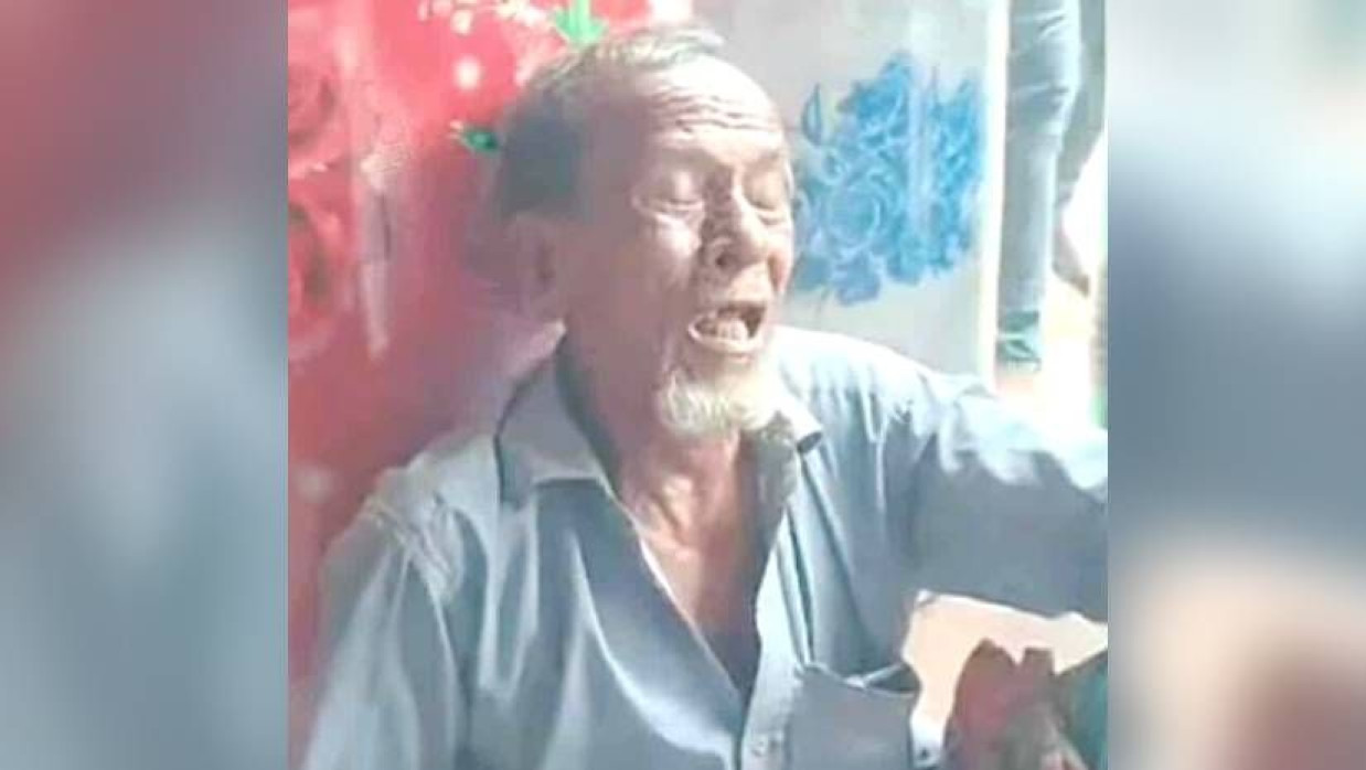 ভুক্তভোগী ভ্যানচালক ইদ্রিস আলী