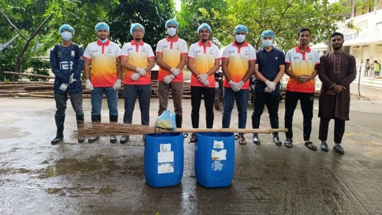 জগন্নাথ বিশ্ববিদ্যালয় শাখা ছাত্রশিবিরের ক্লিনআপ ক্যাম্পেইন