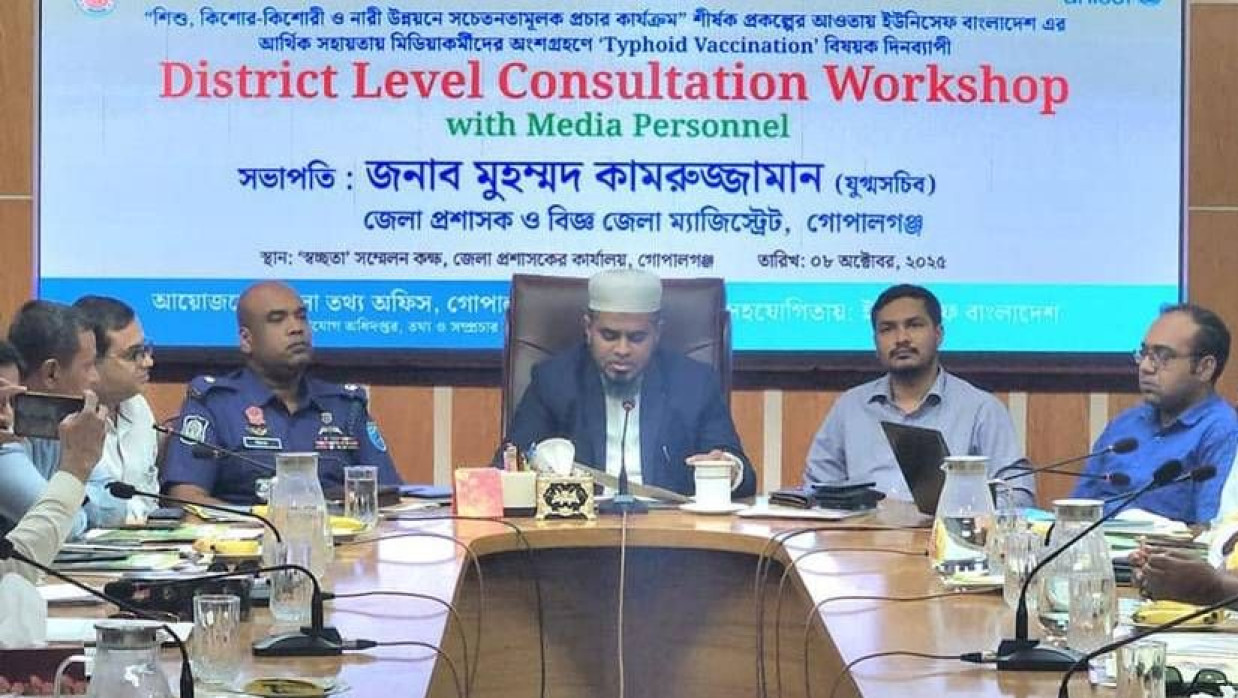 কর্মশালায় সভাপতিত্ব করেন জেলা প্রশাসক মুহাম্মদ কামরুজ্জামান