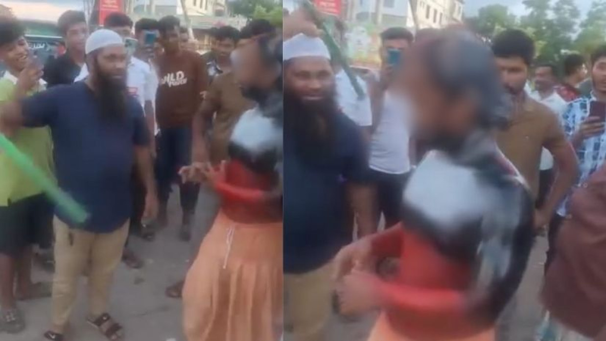 কর্মচারীকে আলকাতরা মাখিয়ে ঘুরালেন হোটেল মালিক