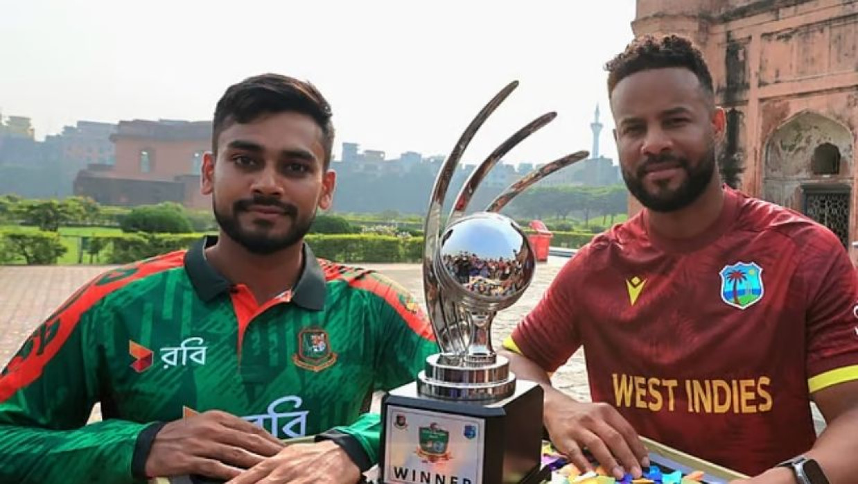 মেহেদী মিরাজ ও শাই হোপ