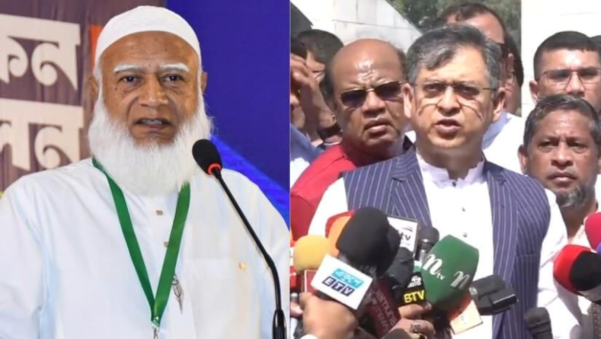 ডা. শফিকুর রহমান ও সালাহউদ্দিন আহমদ