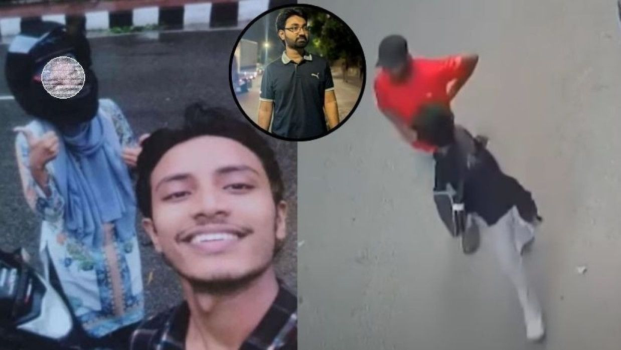 অভিযুক্ত ছাত্রী ও মাহির রহমান এবং হত্যাকাণ্ডের শিকার জোবায়েদ হোসাইন
