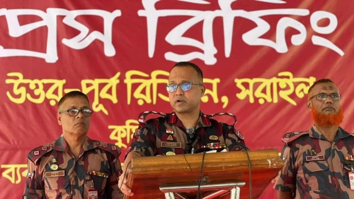 বিজিবির প্রেস ব্রিফিং