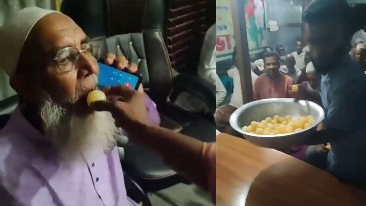 বিএনপির-নমিনেশন-চূড়ান্ত-হওয়ার-গুজবে মিষ্টি বিতরণ