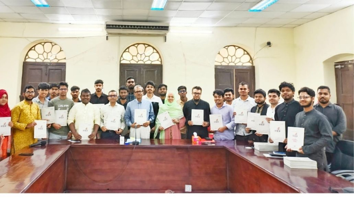 জবিসাসের 'সম্বর্ত'র মোড়ক উন্মোচন