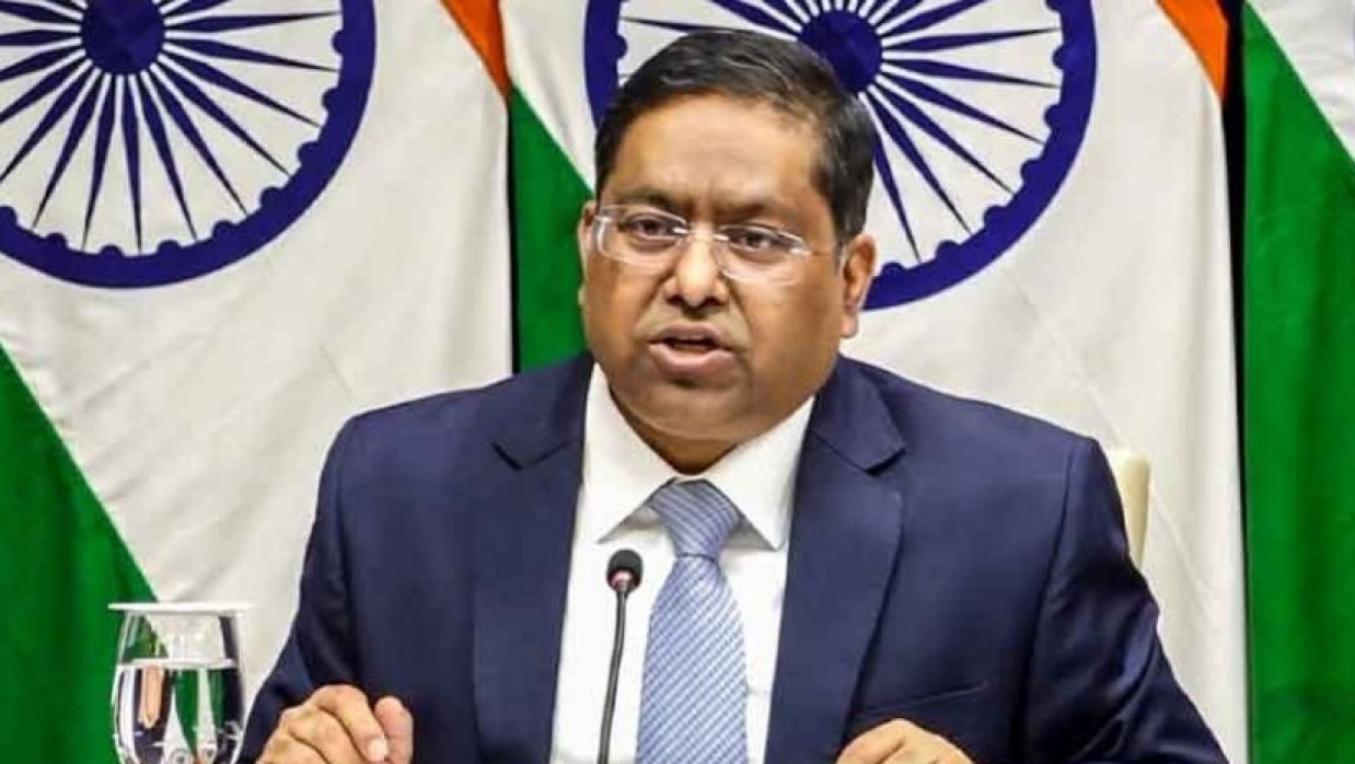 পররাষ্ট্র মন্ত্রণালয়ের মুখপাত্র রণধীর জয়সওয়াল