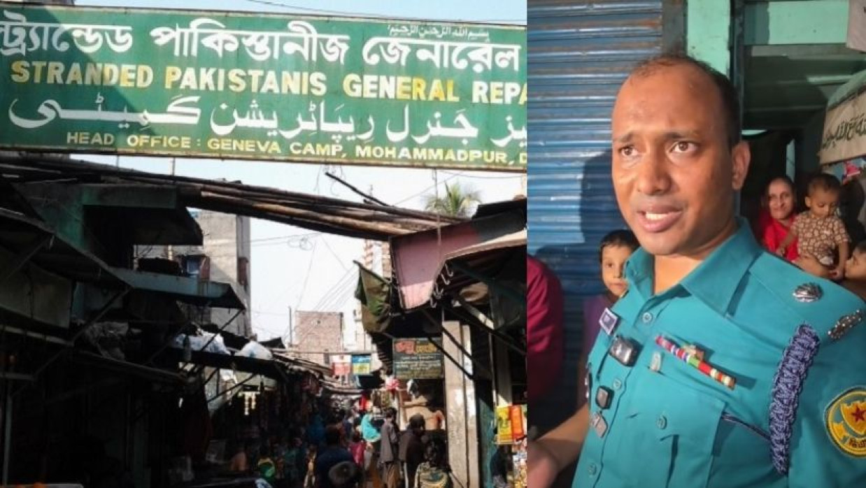 মোহাম্মদপুরের বিহারী ক্যাম্প ও এডিসি জুবায়ের জুয়েল রানা