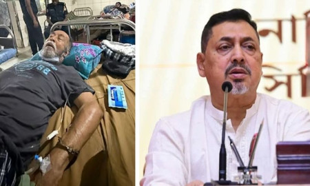 হাসপাতালের বেডে সাবেক শিল্পমন্ত্রীর হাতকড়া পরানো ছবিটি ভুয়া