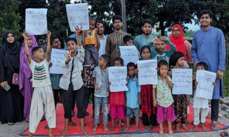 পথশিশুদের নিয়ে মাতৃনিকেতনের প্রতিষ্ঠাবার্ষিকী উদযাপন