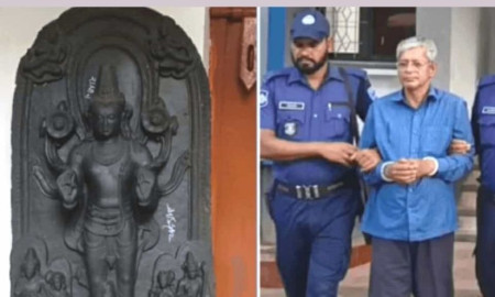 কোটি টাকার কষ্টিপাথরের মূর্তি উদ্ধার, গ্রেপ্তার ১