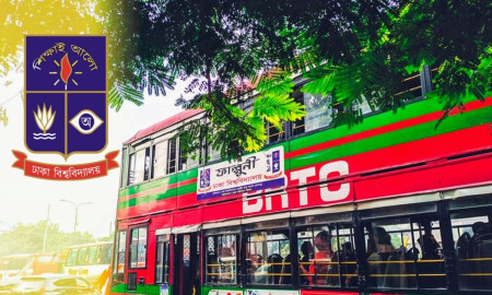 ঢাকা বিশ্ববিদ্যালয়ের ফাল্গুনী বাস রুটের নবীনবরণ ২৬ অক্টোবর