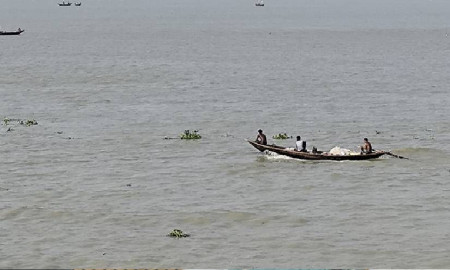মেঘনায় বাল্কহেডের ধাক্কায় ট্রলার ডুবি, নিখোঁজ ১