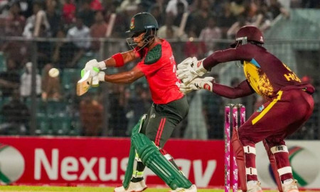 তামিমের ফিফটি, ১০০ ছাড়াল বাংলাদেশের রান