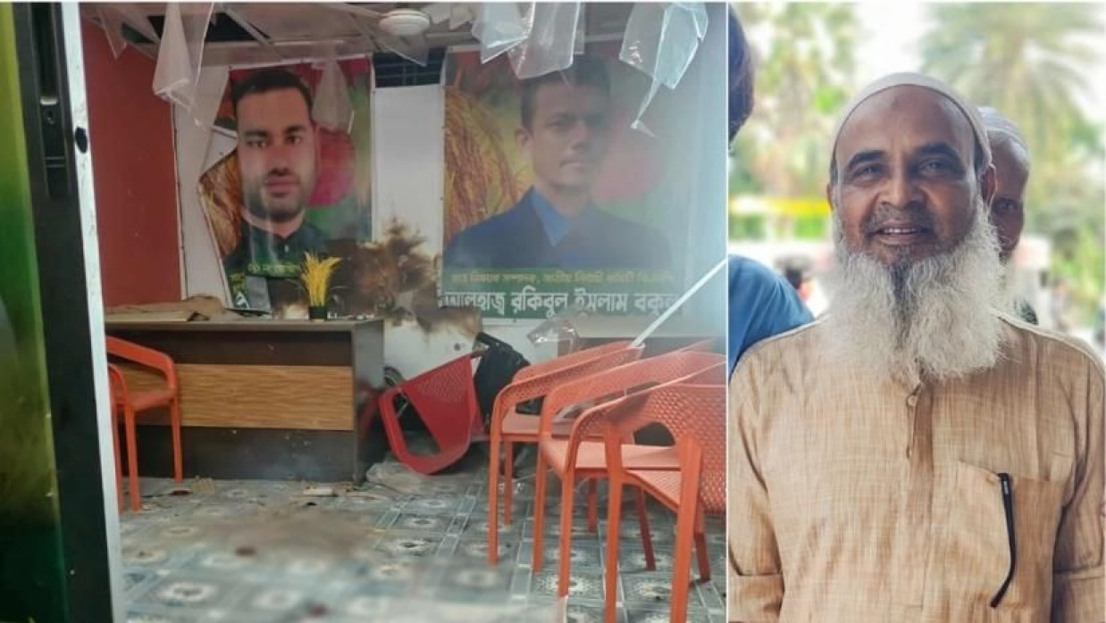 বিএনপি নেতার অফিসে বোমা হামলা-গুলি বর্ষণ, শিক্ষক নিহত