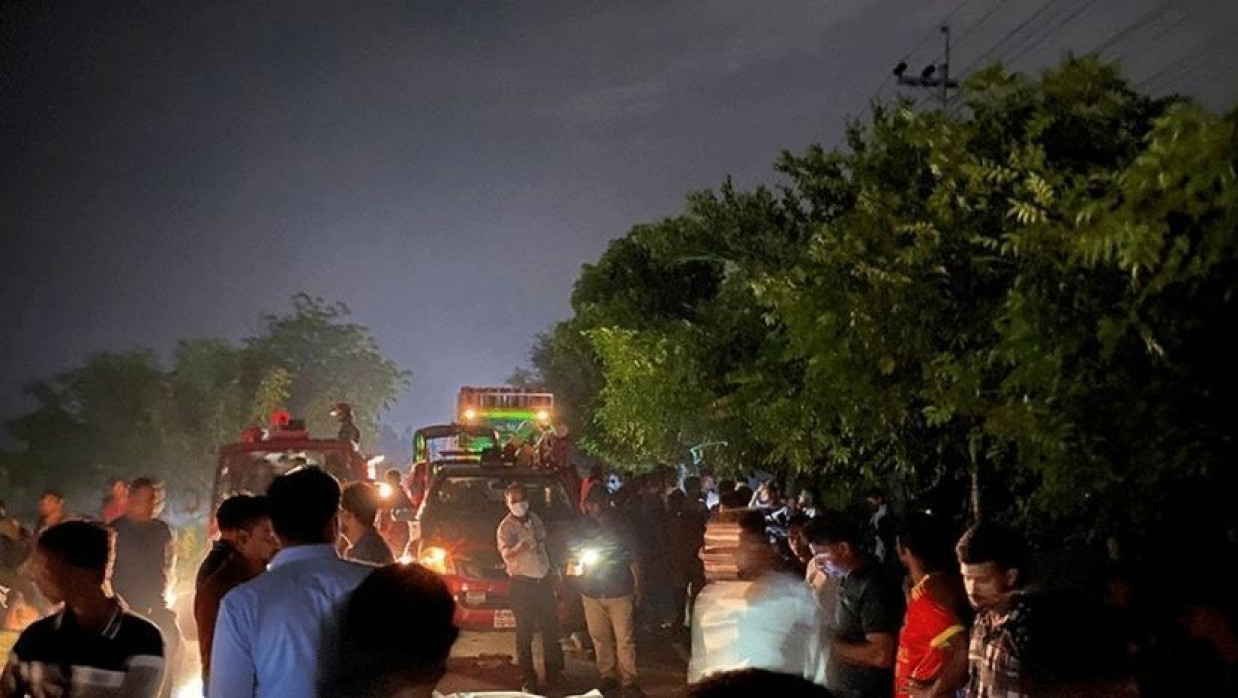 দূর্ঘটনা স্থানে