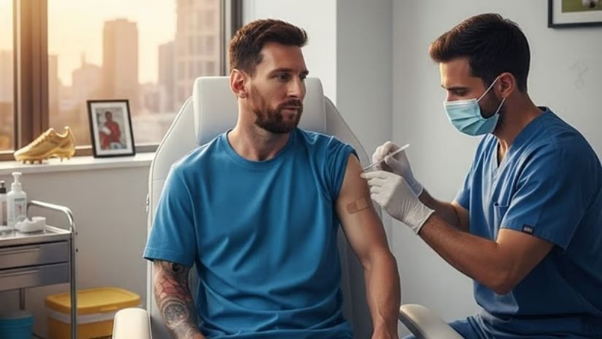 এআই দিয়ে বানানো লিও মেসি