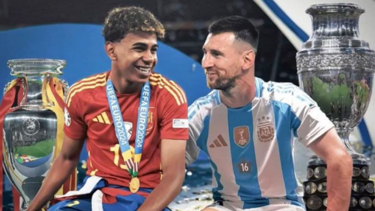 মেসি ও ইয়ামাল 