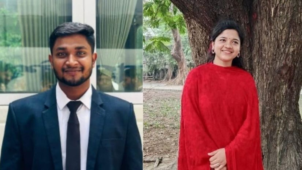 তানভীর আহমেদ ও সাফা খাতুন সাফা