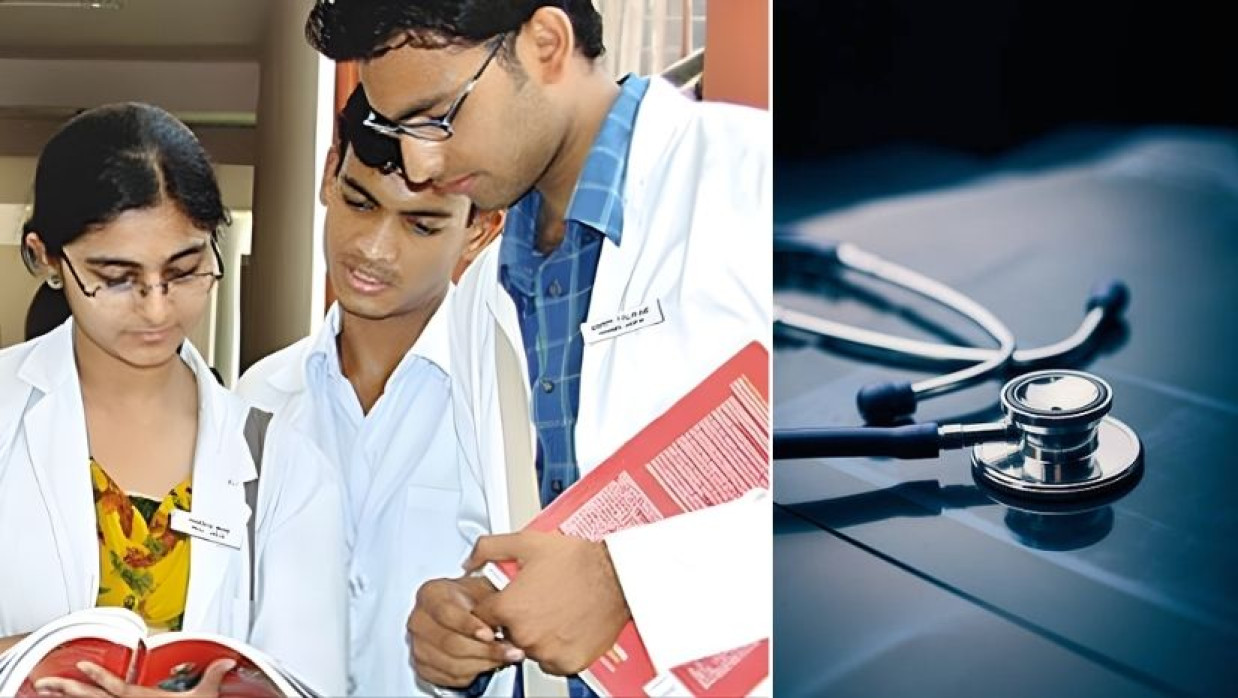 মেডিকেল শিক্ষার্থী ও স্টেথোস্কোপ