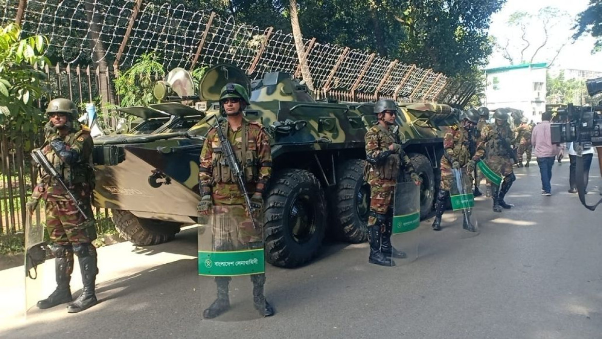 ট্রাইবুনাল এলাকায় নিরাপত্তা জোরদার 