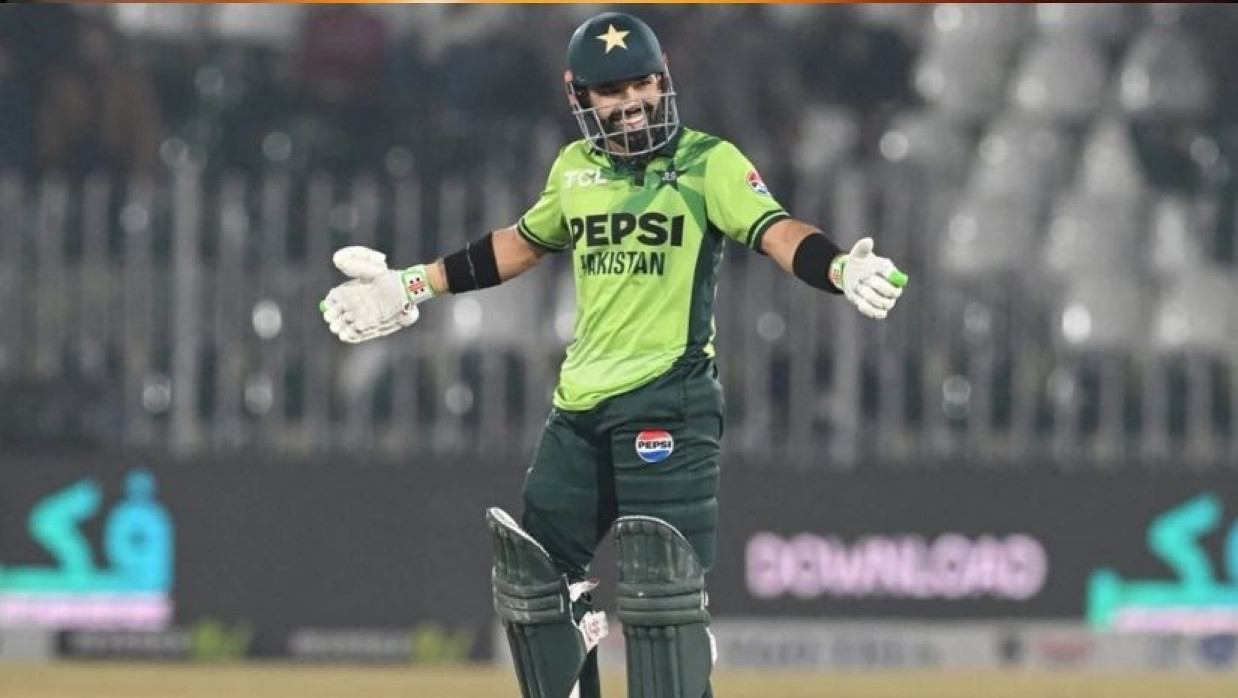 রিজওয়ানের উদযাপন