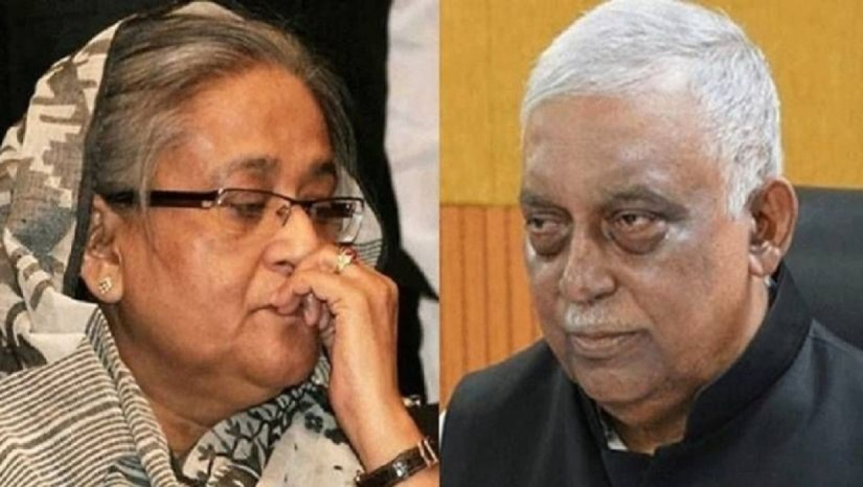 শেখ হাসিনা ও আসাদুজ্জামান খান কামাল