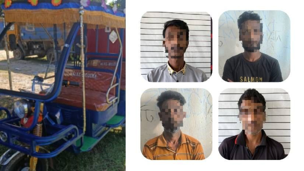 গ্রেপ্তারকৃত আসামিরা 