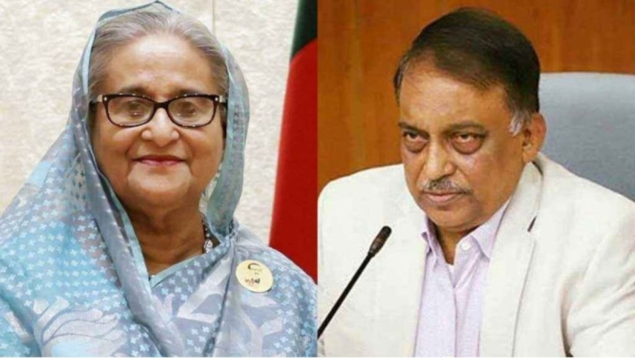 শেখ হাসিনা ও  আসাদুজ্জামান খান কামাল