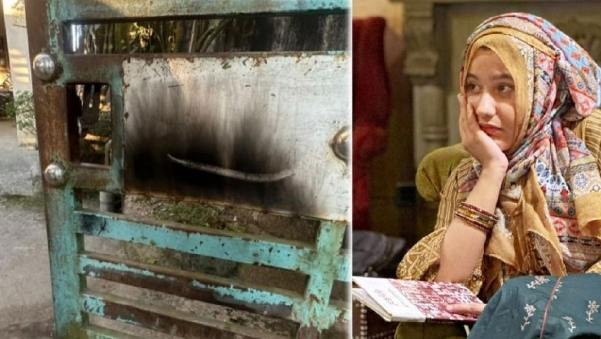 উম্মা উসওয়াতুন রাফিয়ার বাড়ীতে অগ্নিসংযোগ