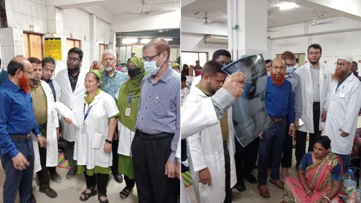 নিটোর পরিদর্শনে এনডিএফ নেতারা