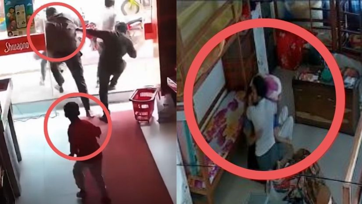 সন্তানকে বাবার ছেড়ে যাওয়া এবং হেফজ শিক্ষার্থীদেরকে শিক্ষকের সুরক্ষা দেওয়ার চিত্র