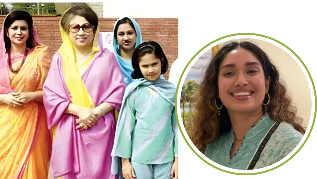 সাবেক প্রধানমন্ত্রী বেগম খালেদা জিয়ার সঙ্গে ব্যারিস্টার জাইমা রহমান