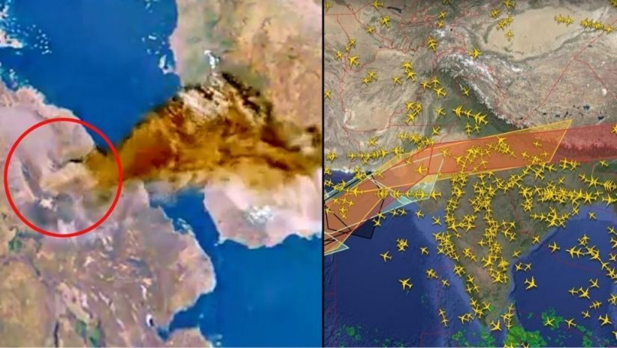 ইথিওপিয়ার আগ্নেয়গিরির ছাই ধেয়ে আসছে ভারতে