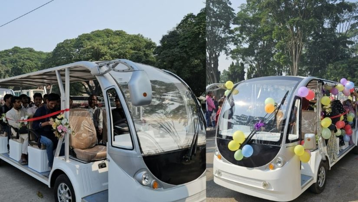 রাবিতে ই-কার চালু