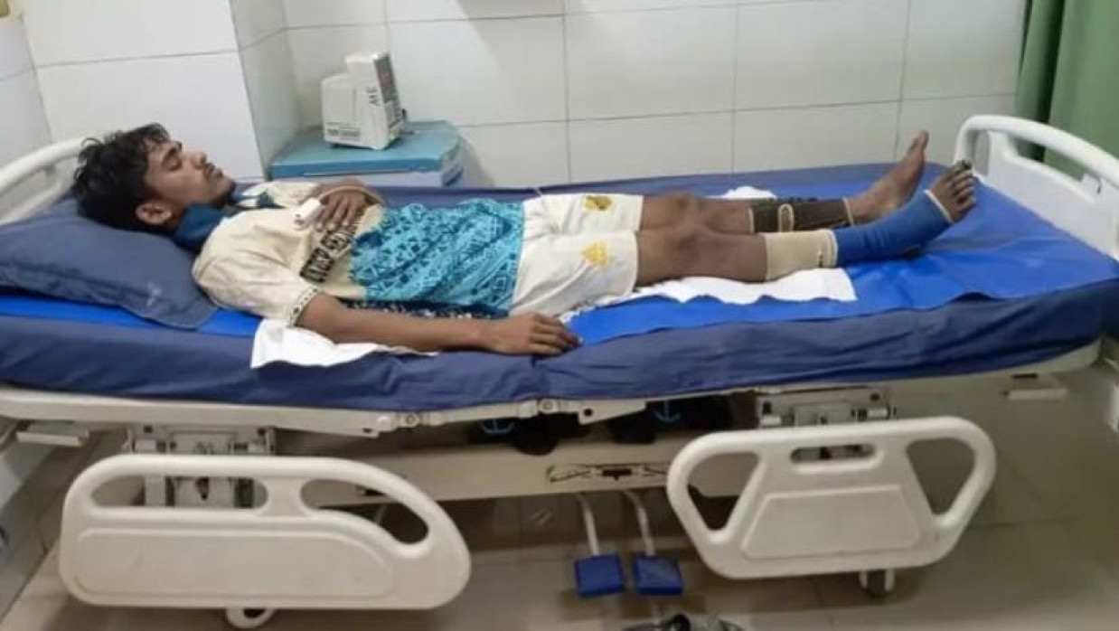 আহত শিক্ষার্থী পরশ