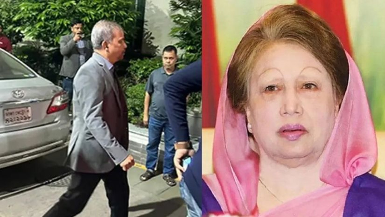 খালেদা জিয়া ও উপদেষ্টা আসিফ নজরুল