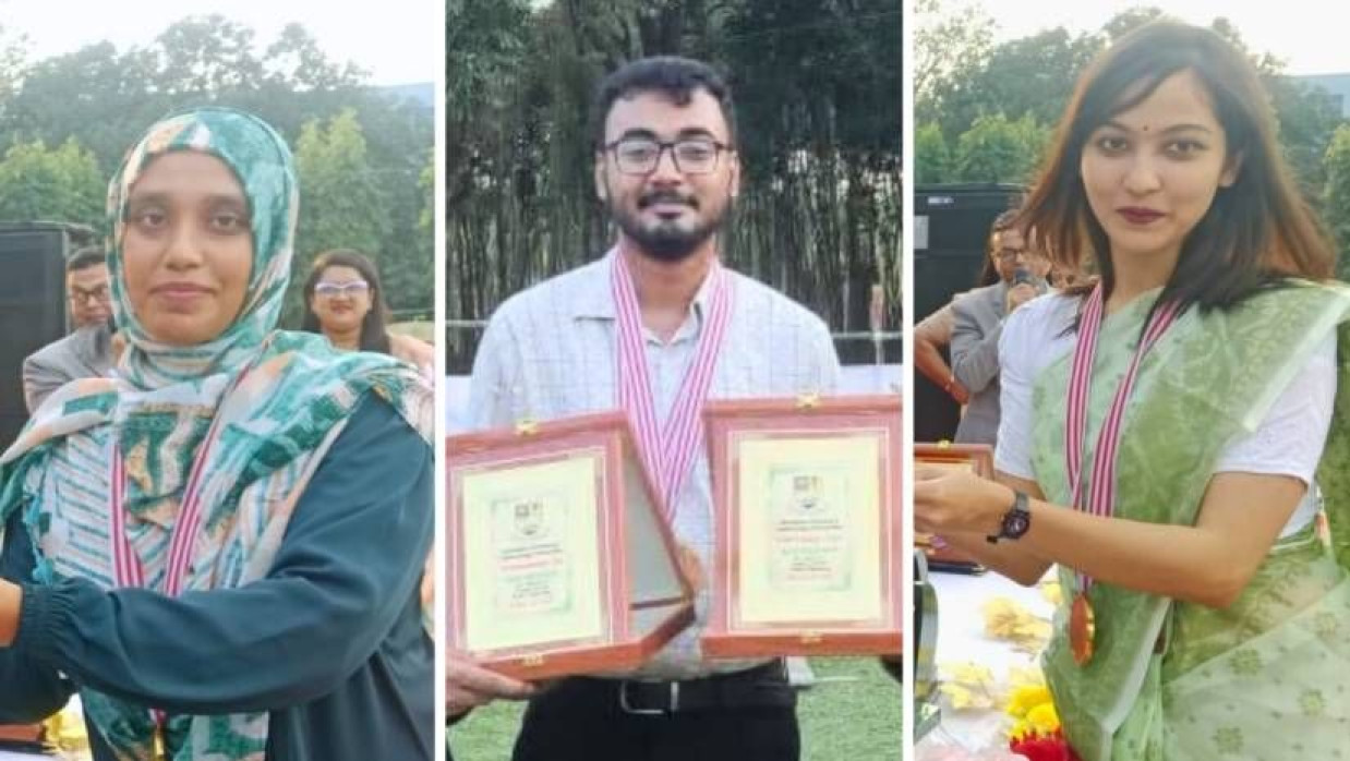ভাইস চ্যান্সেলর অ্যাওয়ার্ড ও ডিনস অ্যাওয়ার্ডপ্রাপ্ত তিন শিক্ষার্থী