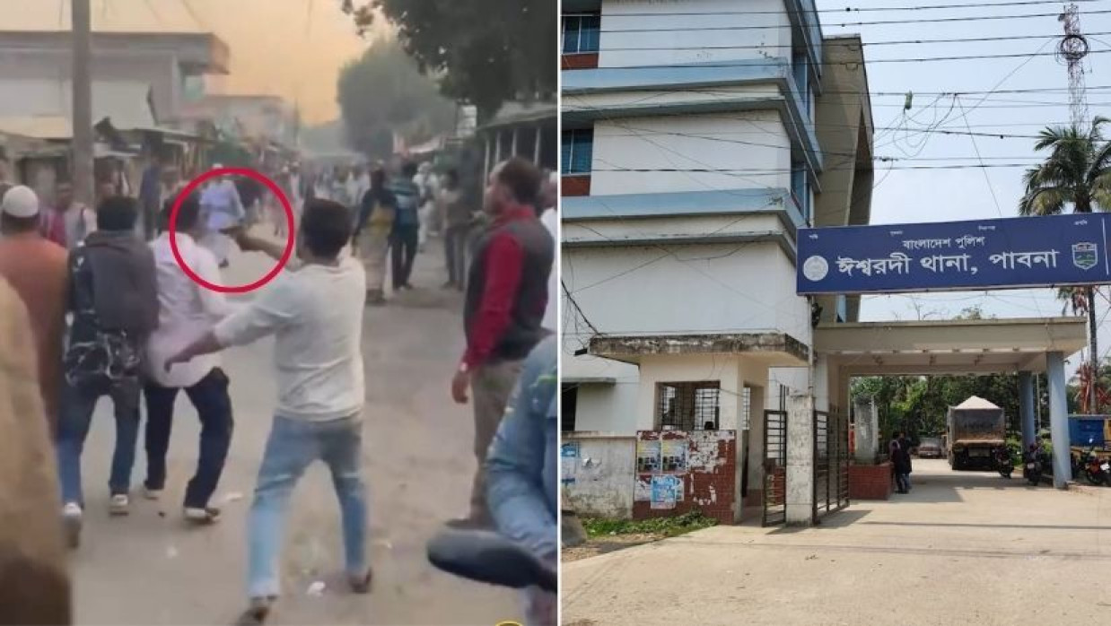 পাবনা বিএনপি-জামায়াতের সংঘর্ষের সময় গুলি ছোড়ার ঘটনা ঘটে